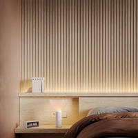 Witop Décor d'appartement Mur et plafond Décoration insonorisante Panneaux acoustiques d'insonorisation pour animaux de compagnie et lattes de bois