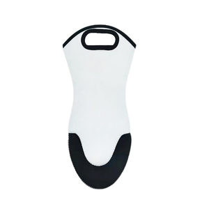 Manoplas de horno de sublimación de neopreno Qualisub con palma de silicona en impresión de doble cara para diseño de bricolaje - Product Image 3