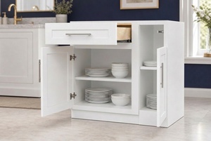 Meuble d'angle bas ODM Shaker 39 pouces pour cuisine, finitions personnalisées, fabricant vietnamien - Product Image 3