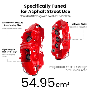 Kit de freinage avant TEI S60-PLUS à 6 pistons, kit de freinage à disque pour <span class=keywords><strong>GOLF</strong></span> VII <span class=keywords><strong>Golf</strong></span> 7 R Line MK7 2012-2021 - Product Image 2