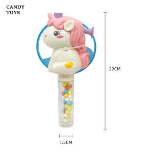 Jouets en plastique licorne mignons, remplis de <span class=keywords><strong>bonbons</strong></span> durs, avec soucoupe volante lumineuse pour enfants et adolescents, pour jouer en extérieur - Product Image 5