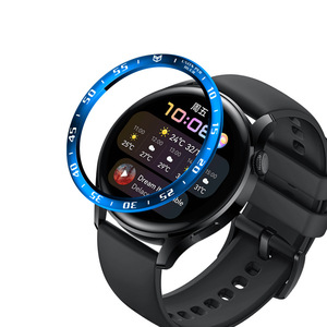 Bague de Protection anti-rayures en métal, cadre de style, échelle de cadran, étui de Protection pour huawei Watch 3, <span class=keywords><strong>lunette</strong></span> en acier inoxydable - Product Image 3