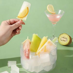 Moule à glaces et à crème glacée en plastique alimentaire avec couvercles pour usage domestique, pour faire des glaces, des glaçons et de la crème glacée maison - Product Image 3