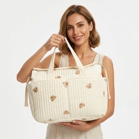 Sac à langer en toile de coton, sac à langer écologique pour bébé, OEM