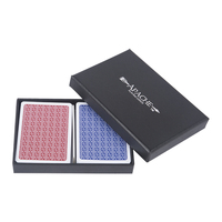 Cartes de poker étanches en plastique lisse de haute qualité avec logo personnalisé cartes à jouer en PVC durable imprimées en usine