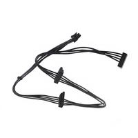 Cable de Alimentación Mini de 4 Pines a 3 SATA con Blindaje Trenzado, Cubierta de PVC y Conductor de Cobre Puro para Disco Duro HDD y SSD de Computadora