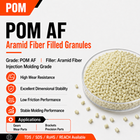 Granulés de POM renforcés à 10 % de fibres d'aramide Taiyi, haute résistance à l'abrasion, haute résistance, faible friction, stabilité dimensionnelle
