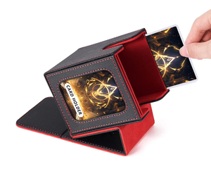 Sac à dos en cuir PU MIO Two Win Dows, boîte <span class=keywords><strong>de</strong></span> qualité pour cartes <span class=keywords><strong>de</strong></span> jeu <span class=keywords><strong>Yu</strong></span>-<span class=keywords><strong>Gi</strong></span>-Oh Commander, jeux d'échecs, enfants, capacité <span class=keywords><strong>de</strong></span> 100+ cartes - Product Image 1