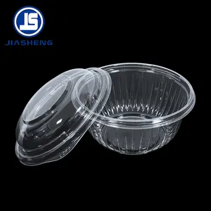 定制泡罩透明小塑料沙拉碗包装塑料沙拉盒