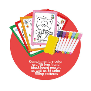 BGL Kids DIY Building russo blocchi di materiale plastico da tavolo per <span class=keywords><strong>scrivere</strong></span> lettere di pittura e disegno - Product Image 6
