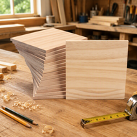 Planches et carrés en bois de pin massif faits à la main, blocs de bois vierges non finis pour le bricolage, la menuiserie et la construction de maquettes, origine Shandong