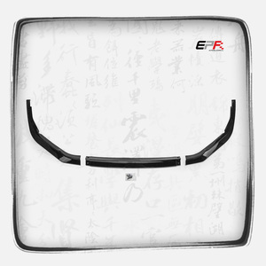 ลิ้นกันชนหน้าพลาสติก PP คุณภาพสูง OEM Fit V2 สำหรับ Subaru VBH WRX ปี 2022 รูปทรงตรงตามแบบเดิม สีดำเงา ชิ้นส่วนต่อขยายกันชนหน้า - Product Image 1