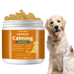 Friandises calmantes pour animaux de compagnie sous marque privée : Camomille et Racine de <span class=keywords><strong>Valériane</strong></span> pour chiens, chats, chatons et chiots – Soutien digestif sensible et anti-anxiété - Product Image 5
