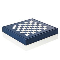 Meilleures ventes : Coffret de rangement spécial en cuir PU de luxe pour jeu d'échecs et de backgammon, avec plateau triple