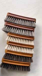 LM0513A Nuevo estilo Sombreros de lana Cepillo de limpieza de pelo de caballo de madera de haya Cepillo de sombrero de pelo de caballo de alta calidad - Product Image 4