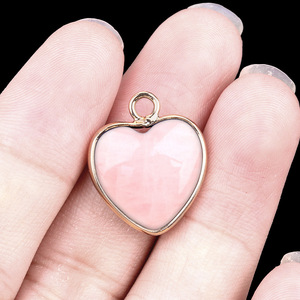 Doğal ametist akik yeşim aşk kenar kolye DIY takı aksesuarları kristal kolye şifa taşı kristal el sanatları - Product Image 6