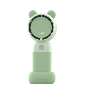 CITICITY พัดลมมือถือลายการ์ตูนใหม่พร้อมที่วางโทรศัพท์มือถือแบบชาร์จ USB พัดลมไฟฟ้าขนาดเล็กรูปหมี - Product Image 2