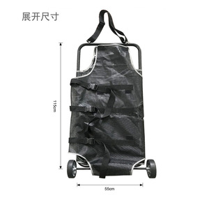 Camilla para Mascotas, Carrito de Primeros Auxilios para Animales Pequeños, 115 cm x 55 cm, Plegable, Material Oxford - Product Image 1
