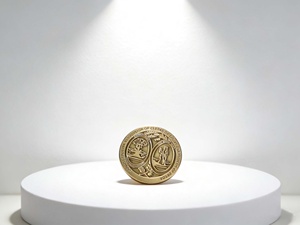 共济会金属徽章 镀金 UV 印花定制礼品 传统设计 制造商批发 - Product Image 1