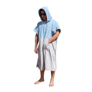 Chất Lượng Cao Bơi Bãi Biển Tay Áo Poncho Khăn Bông Áo Choàng Tắm Cho Người Lớn Lướt Sóng - Product Image 5