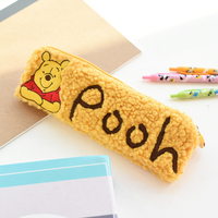 Étui à crayons personnalisé en PU texturé brodé en gros, sac de papeterie pour écoles et bureaux, 7,5 cm * 22,5 cm * 4 cm, Ca495