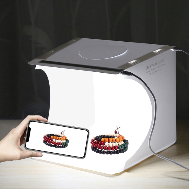 Folding 550lm Light Photo Lighting Studio Shooting Tent Box Kit With Portable 6 Colors Backdrops