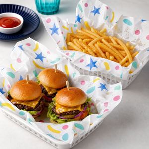 Colorful Printed Greaseproof <b>Paper</b> for Kids Parties Desserts Snacks Bakeries and Family Restaurants - Product Image 3