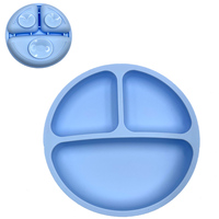 Nouveau produit sans déversement de nourriture sans danger pour les tout-petits vaisselle anti-déversement silicone bébé ventouse assiette bol