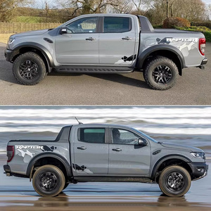 Autocollants latéraux <span class=keywords><strong>pour</strong></span> pick-up, emblème Raptor, badge en vinyle, autocollants colorés <span class=keywords><strong>pour</strong></span> Ford <span class=keywords><strong>Ranger</strong></span> Raptor 2020 2023-2026 - Product Image 4