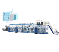 Machine de coussin de soins infirmiers pour hôpital Welldone Full Servo Full Control Full Automatic Under Pad Machine