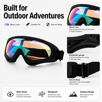 Lunettes de moto nouvelle tendance, anti-poussière, anti-vent, anti-sable, unisexes, vente en gros