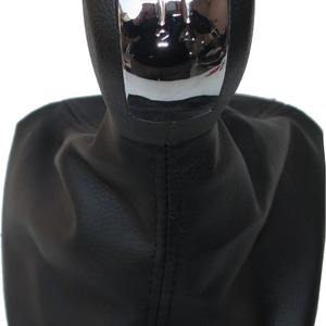 Car Gear <b>Shift</b> <b>Knob</b> Leather Off White Black Ergonomic For Skoda Octavia 1ZD711113RYP - Product Image 4