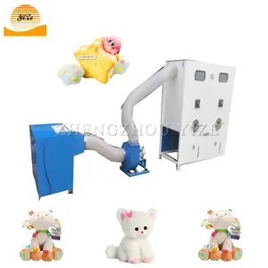 Automatic pillow packing making machine pp cotton stuffing machine plush toy filling machine