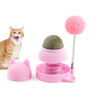Venta al por mayor servicio personalizado <span class=keywords><strong>gato</strong></span> Nip Ball pared juguete recién llegado fresco <span class=keywords><strong>aliento</strong></span> ambientador plástico sostenible para <span class=keywords><strong>gato</strong></span> entrenamiento masticar - Product Image 1