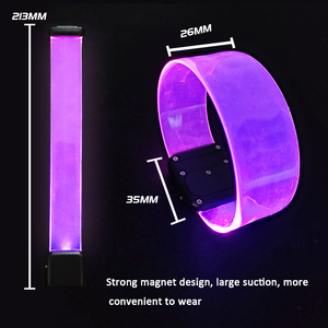 Pulsera Acrílica con Iluminación LED <span class=keywords><strong>Bruyne</strong></span>, Cierre Magnético, para el Día de la Madre, Graduaciones y Fiestas, Funciona con Pilas, Venta Especial - Product Image 5