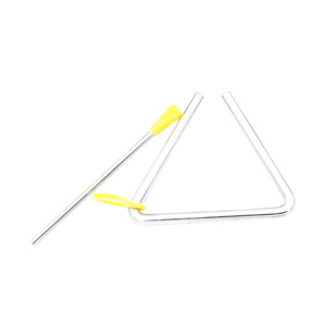 Juego de 5 Instrumentos de Percusión Orff de Madera con Triángulo, Castañuela, Pandereta, Campana de Mano y Baqueta para Niños - Product Image 2