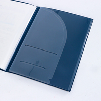 Presentación A4, Carpeta de Archivos con Bolsillos de Plástico PP Ecológicos, Transparente