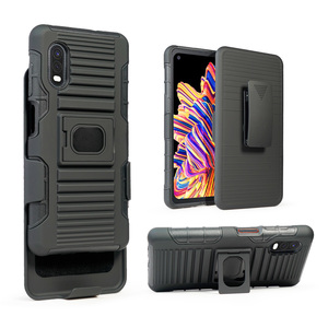 Combo 3 en 1 TPU PC avec clip de ceinture, étui antichoc pour téléphone portable, coque arrière pour <span class=keywords><strong>Samsung</strong></span> <span class=keywords><strong>Galaxy</strong></span> <span class=keywords><strong>Xcover</strong></span> <span class=keywords><strong>Pro</strong></span> - Product Image 4