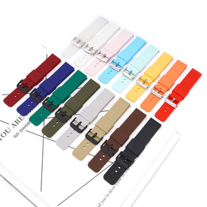 Bracelet de montre universel à libération rapide en silicone, 12 mm, 14 mm, 16 mm, 18 mm, 20 mm, 22 mm, 24 mm, bracelet de montre de <span class=keywords><strong>sport</strong></span> étanche - Product Image 4