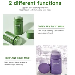 New Arrival Outlet Lười Biếng Matcha Trà Xanh Mặt Làm Sạch Giữ Ẩm Trà Xanh Mặt Nạ Đất Sét Stick