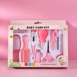 Kit de Soins et d'Hygiène pour Bébé Nouveau-né et Enfant, 10 Pièces, en Silicone Sûr, avec Thermomètre, Brosse à Cheveux et Outils de Soin des Ongles - Product Image 2