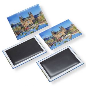 Aimants de réfrigérateur en étain personnalisés en gros avec logo, style rétro, souvenir magnétique - Product Image 5