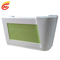 Bureau de réception de bureau, mobilier de bureau moderne, peut être utilisé pour accueillir les invités, couleur personnalisable, matériau acrylique, bois