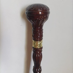ไม้เท้าหัวกลมแกะสลักจากไม้เนื้อแข็ง Fiage ขนาด 90-95 ซม. สำหรับสุภาพบุรุษ - Product Image 2