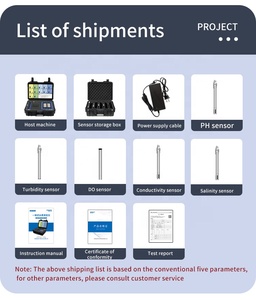Taşınabilir çok parametreli su kalitesi analizörü açık havada PH, DO, MLSS ve 20 + parametreleri için hızlı algılama elektrot yöntemi - Product Image 6