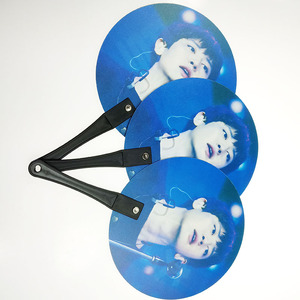 Sinh Thái Thân Thiện Với Nhỏ Tùy Chỉnh In Nhựa Trong Suốt Tay Người Quạt Tổ Chức Sự Kiện Hàn Quốc Phim Hoạt Hình Người Quạt Tay - Product Image 2