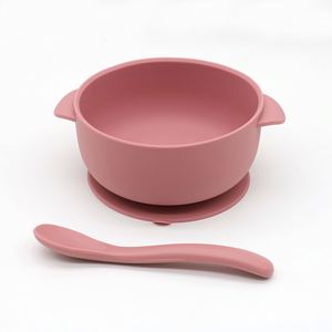 Maxfree - Plato de Silicona para Bebé con Tapa y Cuchara, Utensilios de Alimentación para Niños, Juego de Alimentación para Bebés Libre de BPA - Product Image 5