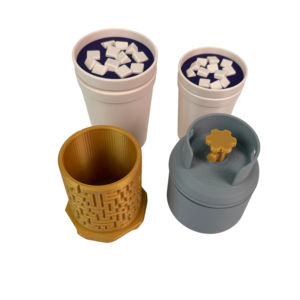 Coffres au trésor de pirate imprimés en 3D personnalisés PLA/PETG Boîte de rangement de bijoux avec logo personnalisé Conteneur pour Halloween Party Favors Flower - Product Image 6