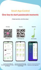 कस्टम ऐप रिमोट कंट्रोल कम शोर सिलिकॉन 9-आवृत्ति मजबूत कंपन जोड़े कंपन वाइब्रेटर - Product Image 6