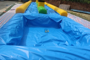 Lớp thương mại <span class=keywords><strong>Inflatable</strong></span> lướt nước trượt N trượt ngoài trời rừng chủ đề trượt trượt bơm hơi với hồ bơi - Product Image 6